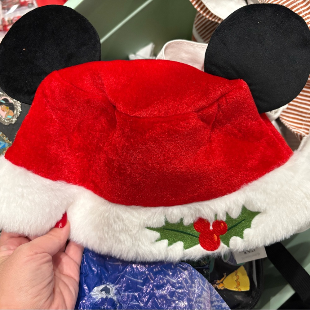 Mickey Mouse Christmas hat from Disneyland like new